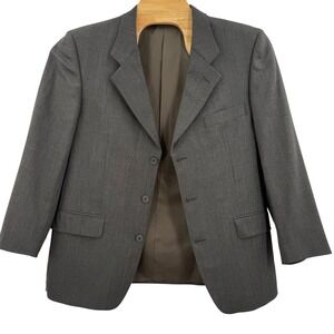 Yves‎ Saint Laurent Men's Striped 100% Worsted Wool Blazer Jacket